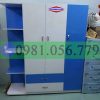 Tủ nhựa đựng quần áo 3 cánh đa năng VTL03_02