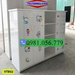 Tủ nhựa đựng đồ cho bé VTB02