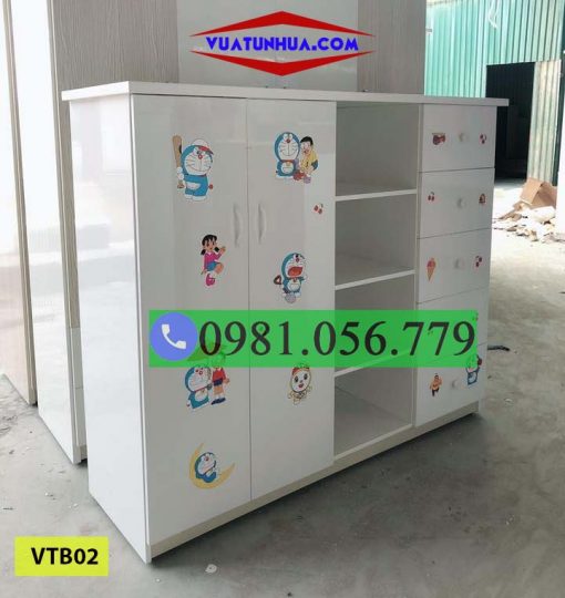 Tủ nhựa đựng đồ cho bé VTB02