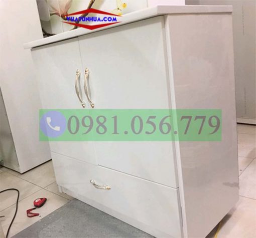 Tủ nhựa 2 cánh 1 ngăn kéo mini VTL02_02