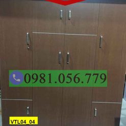 Tủ nhựa đựng quần áo 4 cánh 3 buồng VTL04_04