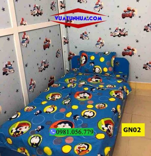 Giường ngủ cho bé bằng nhựa kiểu bệt GN02