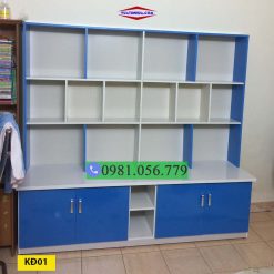 Kệ để đồ bằng nhựa 4 tầng 14 ô KĐ01