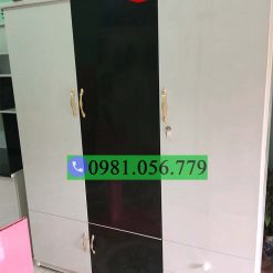 Tủ nhựa 3 cánh 2 ngăn kéo VTL03_09