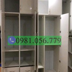 Tủ nhựa đựng quần áo 5 cánh 2 buồng nhiều ngăn kéo VTL05_05