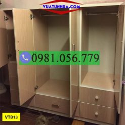 Tủ nhựa đựng quần áo cho bé nhiều ngăn VTB13