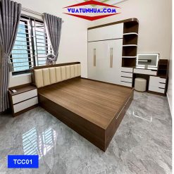 Tủ nhựa Ecoplast cao cấp 4 cánh 1 kệ kịch trần TCC01