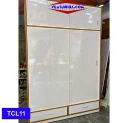 Tủ nhựa Đài Loan 4 cánh lùa kịch trần TCL11