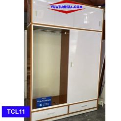 Tủ nhựa Đài Loan 4 cánh lùa kịch trần TCL11