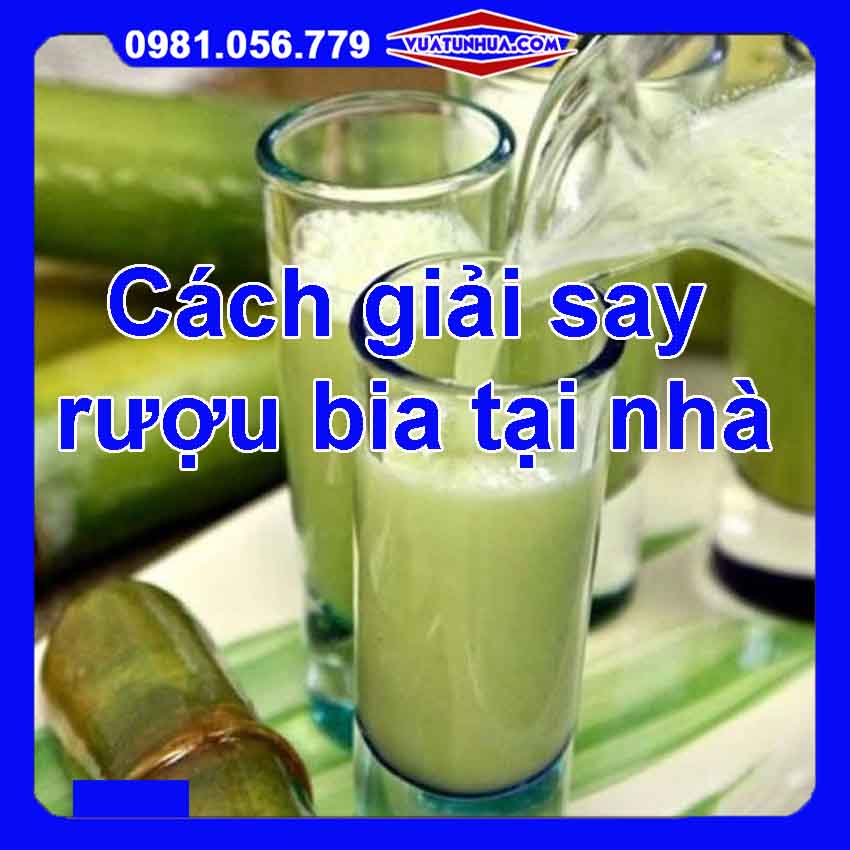 cách giải say rượu bia tại nhà